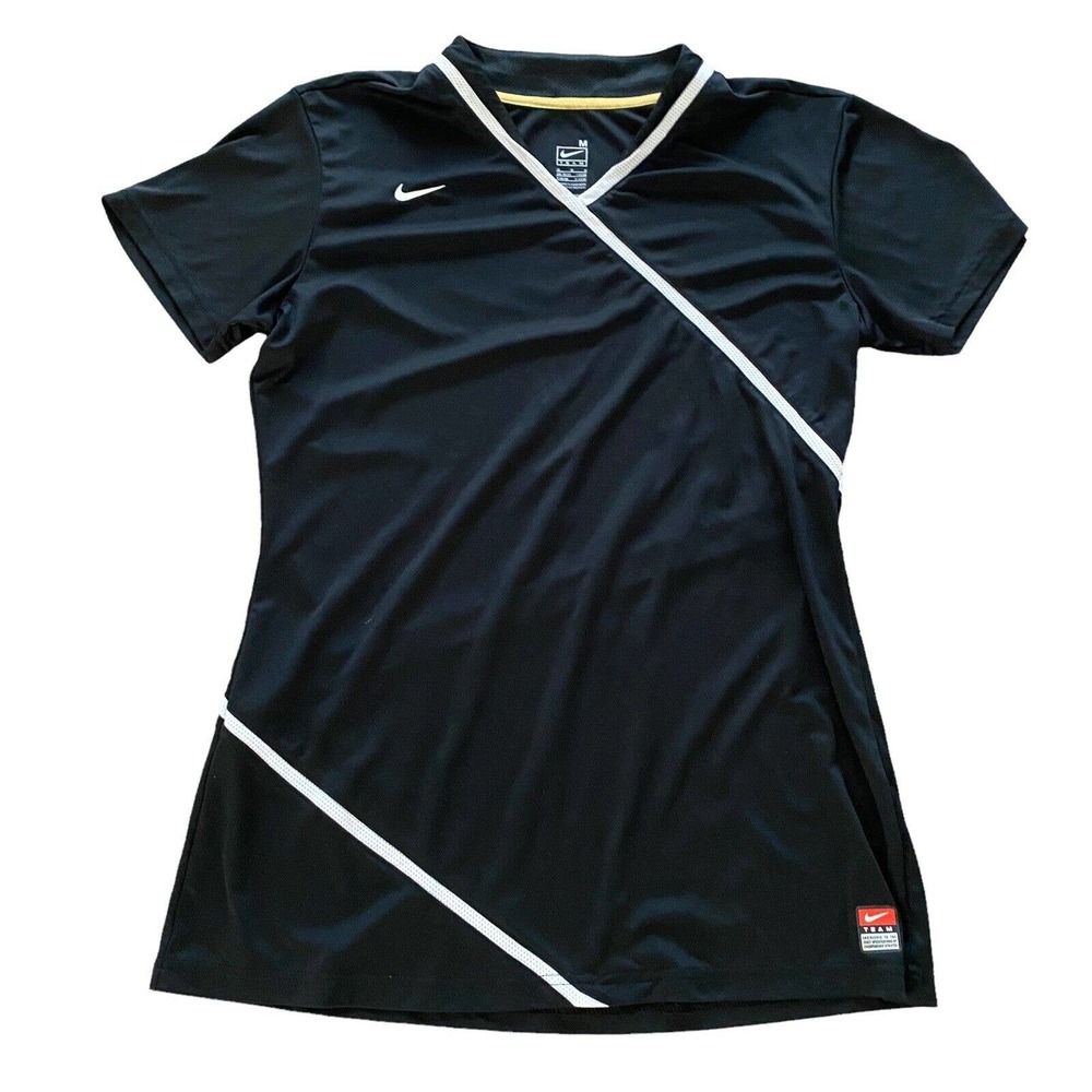 Team Black Women’s Nike Dri Fit Jersey Shirt Medium
